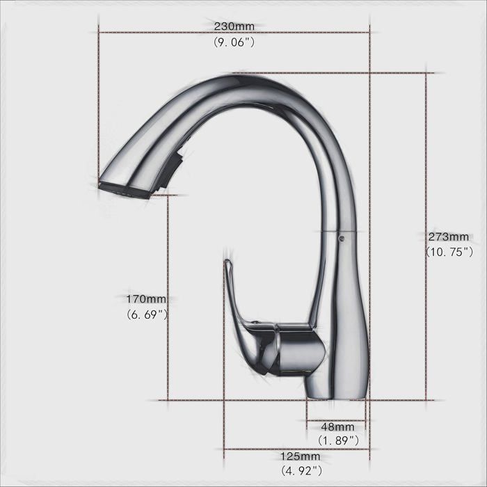 Robinet de Cuisine Beelee BLSS1749B avec Bec Pivotant 360°, Noir, 2 ...