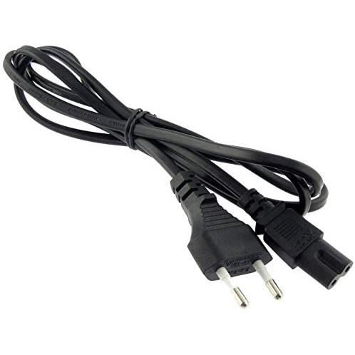 Cable alimentation 2 Pin Plug c7 fiche bipolaire cordon pour Samsung, JVC,  Phillips, LG, Sharp, Sony, TV, Secteur Imprimante Euro - Cdiscount  Informatique