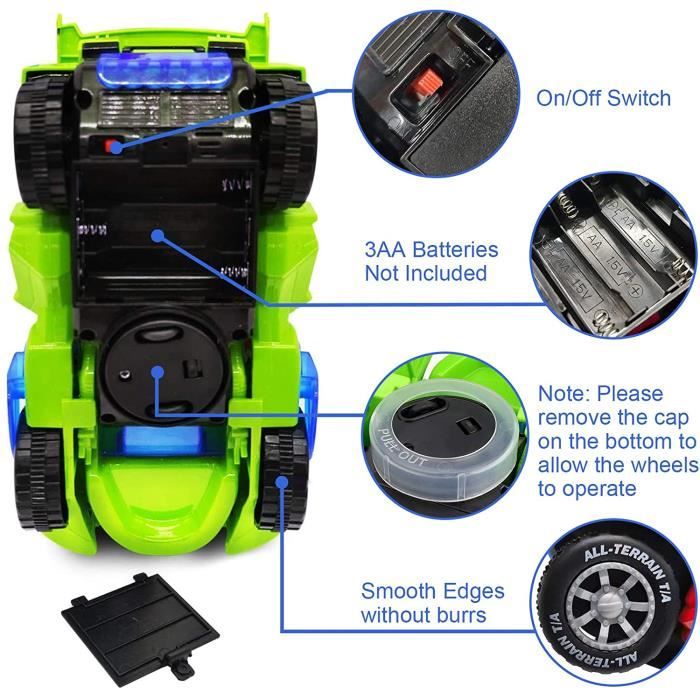 Deluxebase Convertimal Cars – Dinosaur Toys Cars Transformer