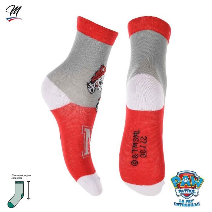 Chaussette Pat Patrouille 3 Paires De Chaussette - Pat Patrouille - Fille - 23/26 Multicolore Ozabi - Chaussettes Pack Fille Pat Patrouille En Chaussette Pat Patrouille 3 Paires De Chaussette - Pat Patrouille - Fille - 23/26 Multicolore Ozabi - Chaussettes Pack Fille Pat Patrouille En