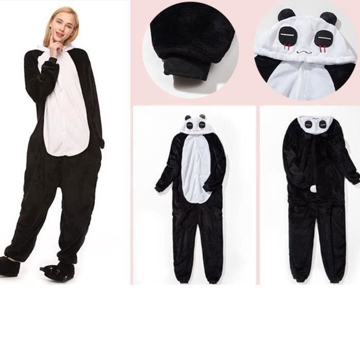 Funmoon Combinaison Panda pyjama Femme et Homme de Marque