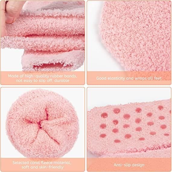 Lot De 5 Paires De Chaussettes Femmes Hiver - Thermiques, Moelleuses Et Chaudes - Cadeau Noël Idéal - Taille 37-42