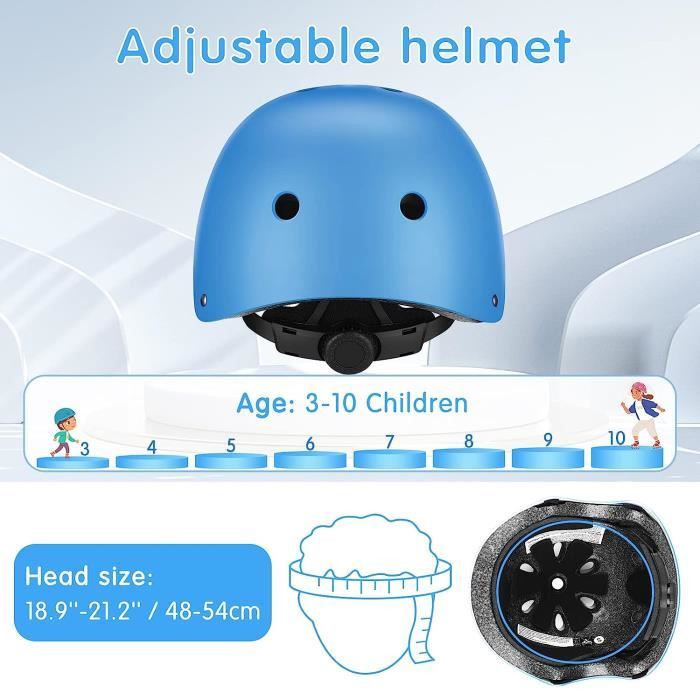 Genouillères Coudières Adulte Kit Protection Adulte Tanden - Genouillères, Coudières, Protège-poignets - Taille L Réglable, Couleur Rose - Pour Roller, Skate, Vélo Protections Poignets Genoux Coudes