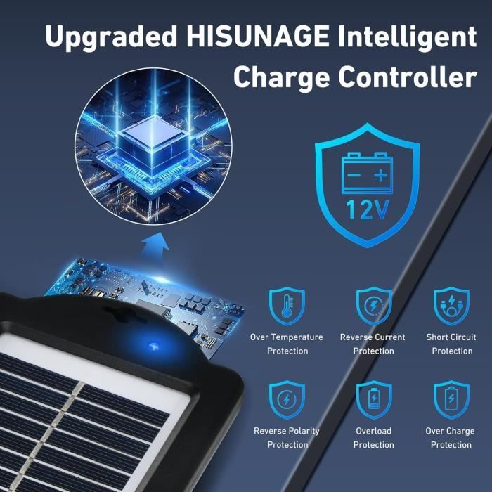 Adicop Panneau Solaire 6000mAh Batterie Compatible Avec Caméra