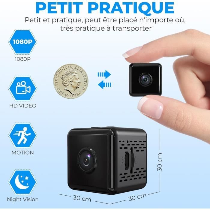 1PCS 34x40MM Mini Caméra Browsluv,Mini Caméra Sans Fil WiFi Browsluv,Mini Caméra De Sécurité