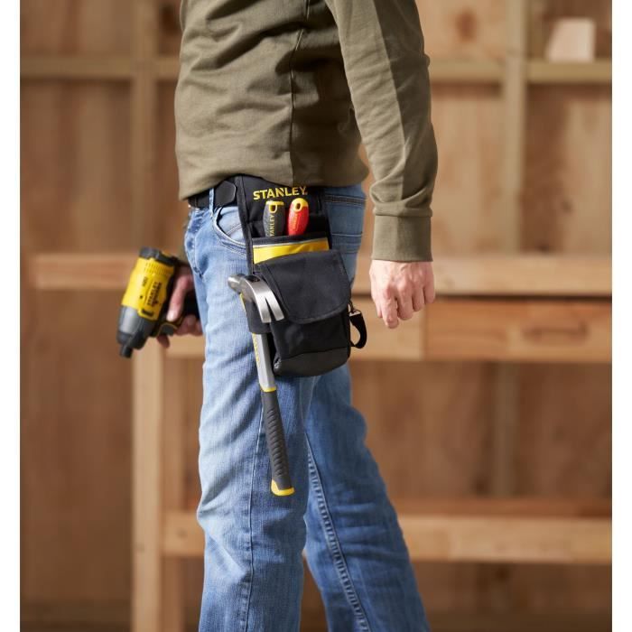 Porte-outils de ceinture STANLEY - 1-93-330 - 4 compartiments - Cdiscount  Bricolage