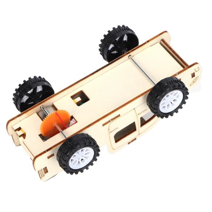Voiture Télécommandée, Modèle Éducatif en Bois DIY Jouets de Construction Kit d'Expériences Scientifiques pour Enfants Cadeaux de Noël Anniversaire Voiture Télécommandée, Modèle Éducatif en Bois DIY Jouets de Construction Kit d'Expériences Scientifiques pour Enfants Cadeaux de Noël Anniversaire