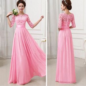 robe rose de ceremonie