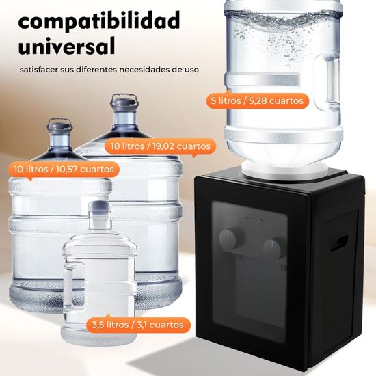 Distributeur D'Eau Chaude & Froide Électrique - Avec Rangement - Pour Bureau & Maison - Réservoir 1.1L