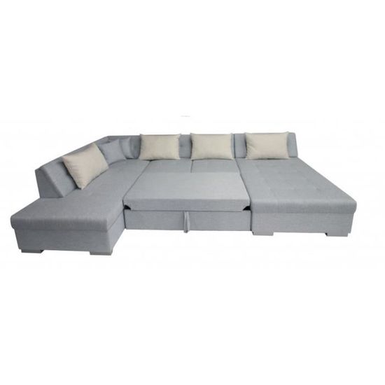 Canape D Angle Convertible En U Otis Angle Gauche Achat Vente