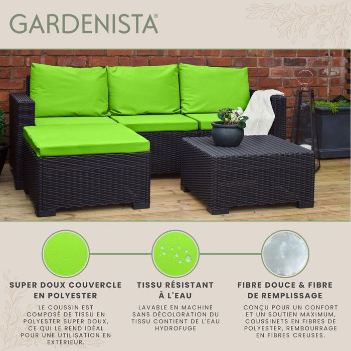 Coussin De Remplacement Pour Chaise Longue Vapeur - Imperméable, Fibres Hypoallergéniques, Dimensions 174 Cm - Fabriqué En UE - 3