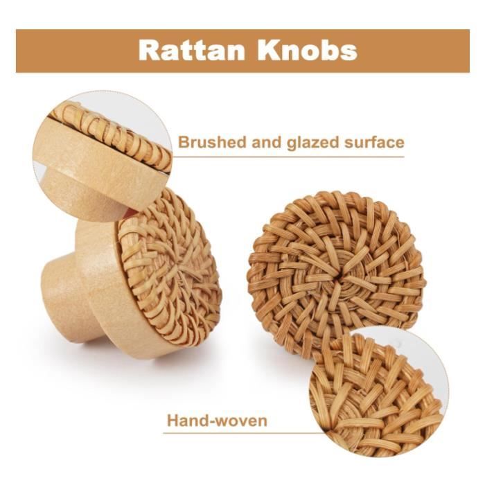 Lot De 10 Boutons En Bois Rond - Diamètre 2,2 Cm - Occasion
