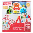 Gym pour bébé interactif - WINFUN - Jouet d'éveil - Rouge-3
