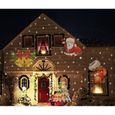 CW03630-LED laser étoile de Noël jardin pelouse lumière projecteur de laser maison jardin lumière ciel douche intérieur décoration-3