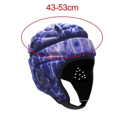 Casque De Rugby Enfant 34x20cm – Couvre-chef Ultra-mince Et Réglable Pour Les 6 à 13 Ans, Protection Souple Et Respirante
