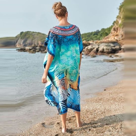 Caftan de plage femme online