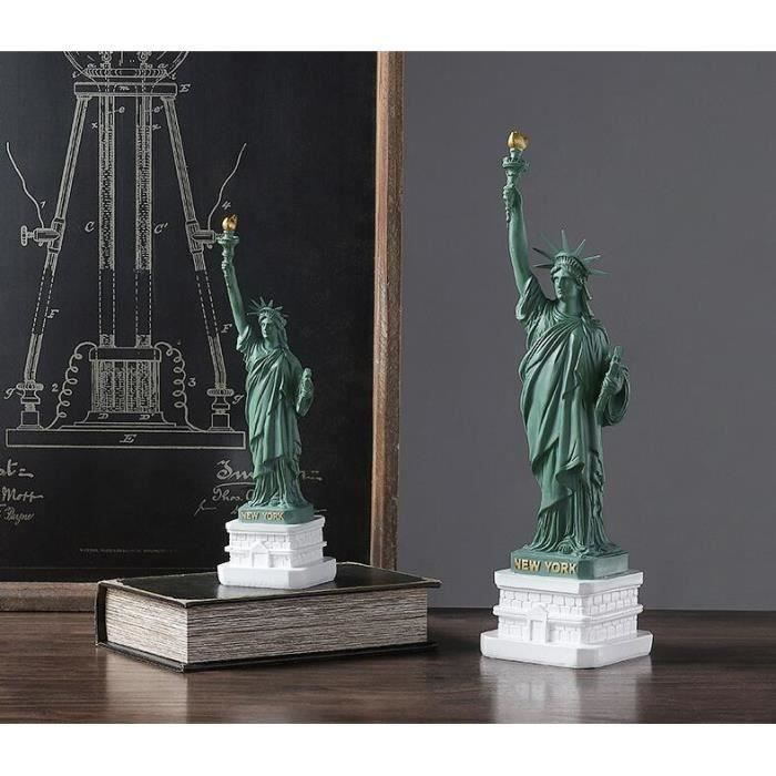 Statue Liberté En Résine Décorative - Version Miniature 26,6 Cm, Pour Bureau, Maison, Souvenir