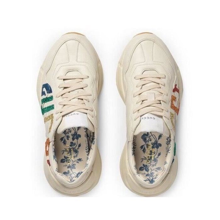 Basket Guccis Rhyton Homme Femme Chaussure Sneakers Pas Cher