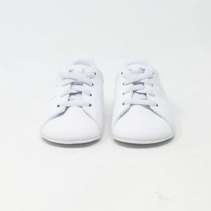 Baskets Stan Smith Bébé Fille - ADIDAS ORIGINALS - Blanc - Cuir - Lacets -  Cdiscount Chaussures