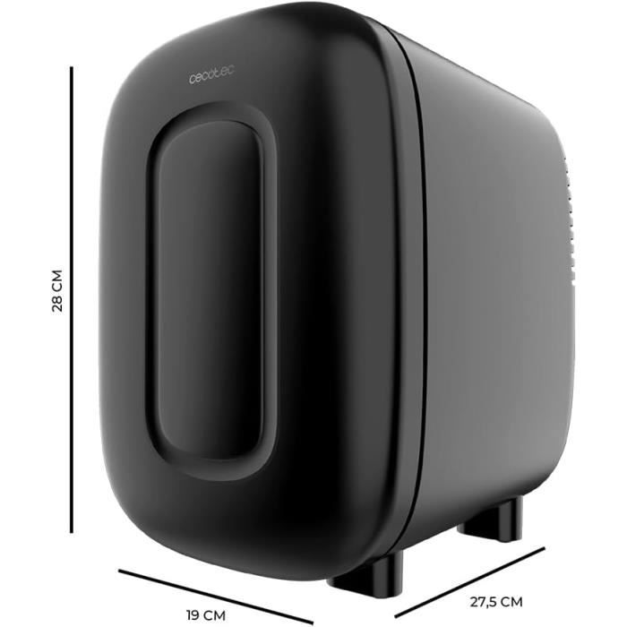 Cecotec Mini Réfrigérateur Bolero MiniCooling 4L Río Black