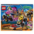 LEGO® 60295 City Stuntz L’Arène de Spectacle des Cascadeurs, 2 Monster Truck et Voitures Jouets, Moto à Rétrofriction, Cercle de-5
