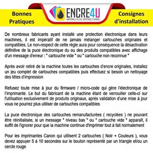 Cartouches D'encre XL Remanufacturées Compatibles HP 339 & 343 - Pack Noir + Couleurs - Neuves