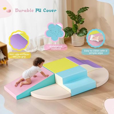 Lot de 6 Blocs de Construction en Mousse pour Enfants, Non Toxiques et sans Odeur avec Housse antidérapante, Blocs d'escalade d'intérieur et Paysage à gratter pour bébés et Tout-Petits Lot de 6 Blocs de Construction en Mousse pour Enfants, Non Toxiques et sans Odeur avec Housse antidérapante, Blocs d'escalade d'intérieur et Paysage à gratter pour bébés et Tout-Petits