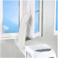 Joint de Fenêtre - Mellifluous - 400cm - Blanc - Compatible avec Climatisation Mobile - Anti-Air Chaud