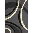 DEZENCO Tapis design et moderne - 60x110 cm - BC JOYLE Gris - Polypropylène - UN AMOUR DE TAPIS