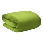 BEAUTISSU HOME STYLE Beautissu Couverture polaire 220x240cm Vert Couvre-Lit Aurelia - Plaid jeté de canapé très doux - Plaid polaire vert