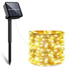 BRAND Guirlande Lumineuse Exterieur Lampe Solaire, 100LED 12M Étanche IP65 avec 8 Modes Eclairage