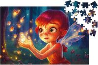 Puzzle en bois pour Toute la Famille - Série Secret Stories - Fairy - 34 x 22,5cm - 150 Éléments - Milliwood