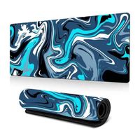 Tapis de Souris - pour PC - Ordinateur Portable - améliore la précision et la Vitesse- Anti-Eau - caoutchouc antidérapant-