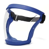 GL13369-Bouclier Facial complet Transparent. Protection faciale. Anti vent. Anti poussière. Anti buée. masque de sécurité anti écl