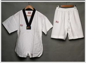 SAC DE FRAPPE Accessoires Fitness - Musculation,Uniforme de Taekwondo Blanc pour Compétition 03/Entraînement,WTF- Short Sleeve-M-150CM