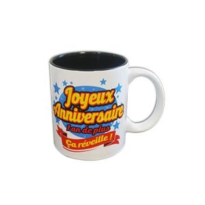 Mug Joyeux Anniversaire Cdiscount