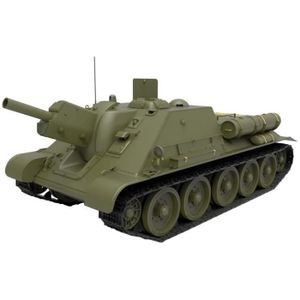 KIT MODÉLISME Maquette de char d'assaut Unbekannt Mini Art 35208 su de 122 (Last Production) avec intérieur - Kit de modélisme