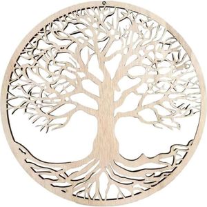 ARBRE DE VIE DÉCO BOIS D40cm