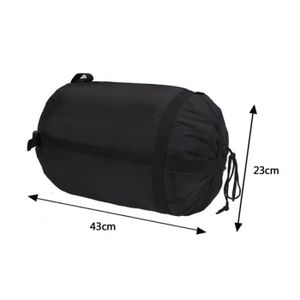 la randonnée sac de compression compact pour le camping les activités de plein air Faderr Sac de compression en nylon pour sac de couchage bleu ciel