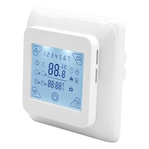 THERMOSTAT D'AMBIANCE Contrôleur de Thermostat, écran LCD Programmable p