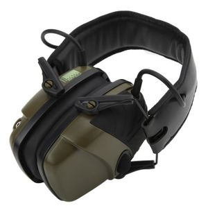 CASQUE - ANTI-BRUIT Cikonielf Cache-oreilles anti-bruit Casque de protection auditive de chasse professionnelle avec réduction du bruit pour le tir en