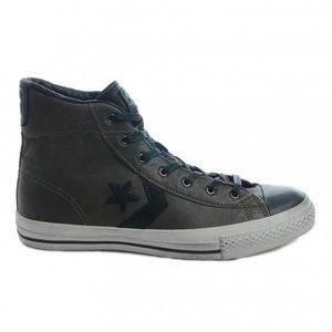 converse cuir marron homme