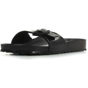 SANDALE - NU-PIEDS Sandales Birkenstock Madrid Eva Femme - Noir - Collection 2015 - Fermeture scratchs