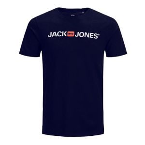 T-SHIRT T-shirt Marine Garçon Jack & Jones Neck