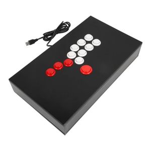 ACCESSOIRE BORNE ARCADE Qiilu Arcade Fight Stick PS3 Sanwa Buttons Gamepad