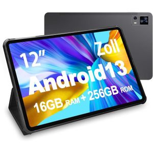 TABLETTE TACTILE Tablette Android 13 De 12 Pouces, 2K Fhd+, 16 Go D