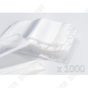 Sacs Cellophane Auto-adhésifs 10x15 Cm - Lot De 300, OPP Alimentaire Transparent - 11