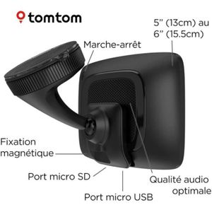 GPS AUTO Tomtom GPS Voiture GO Essential,6 Pouces,Info Traf