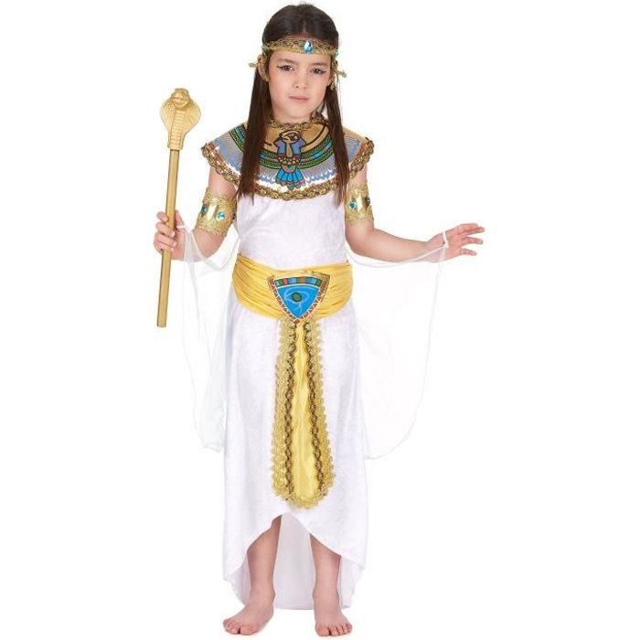 dressforfun 300376 Costume fille petit pharaon pour enfants 8-10 ans  déguisement