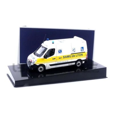 Modèle Réduit 1/43 Norev Miniature Ambulance Pompiers Renault Master 1